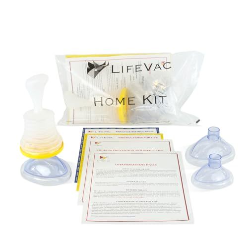 LifeVac Home Kit - Portable Suction Rescue Device, First Aid Kit for Kids and Adults, Portable Airway Suction Device for Children and Adults