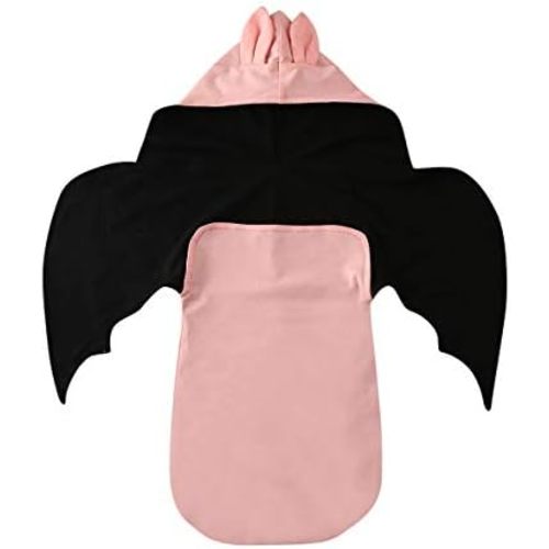 Infant Nursery Swaddling Blankets Newborn Hooded Cotton Swaddle Sleep Sack Crib Wrap Baby Bat Hooded Sleeping Bag