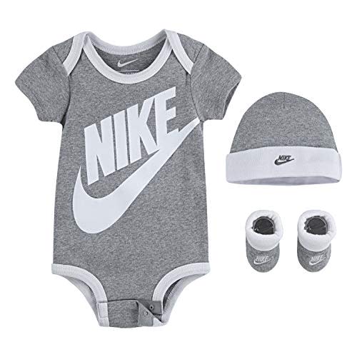 Nike unisex-baby Bodysuit Beanie Set