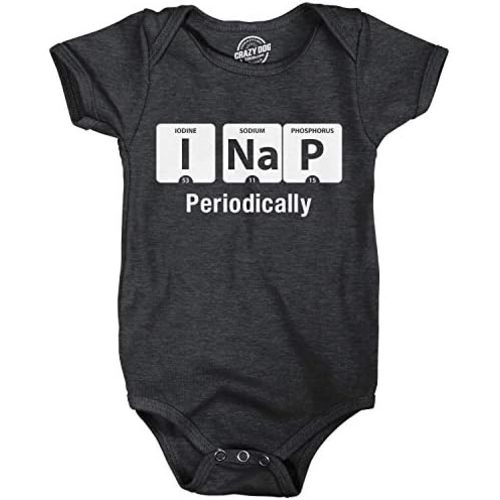 Creeper I Nap Periodically Baby T Shirt Shower Gift Funny Clothing for Newborn