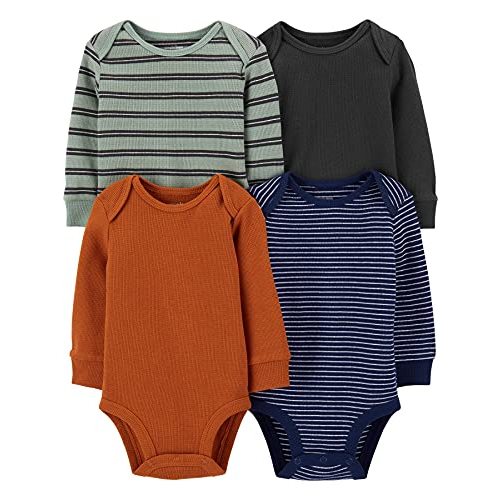 Simple Joys by Carter's Baby 4-pack Long-sleeve Thermal Bodysuit