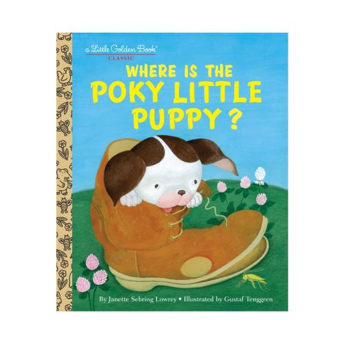Where Is the Poky Little Puppy? - (Little Golden Book) by Janette Sebring Lowrey (Hardcover)