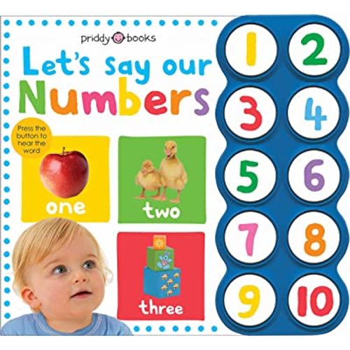 Simple First Words Let's Say Our Numbers