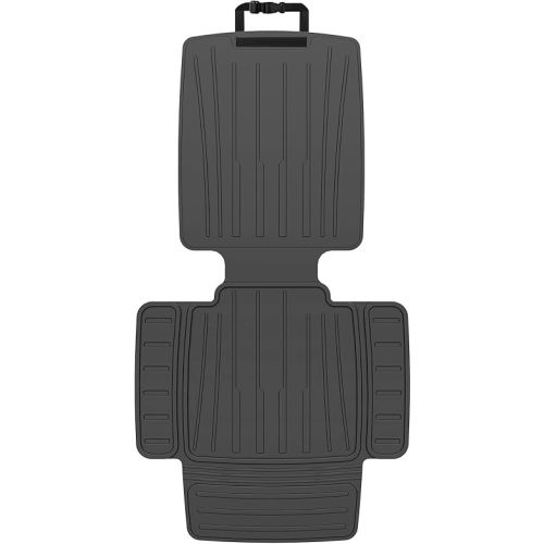 insefocc Car Seat Protector for Child Car Seat，TPE Waterproof & Anti-Slip （No Imprints）,carseat Protector car seat Cover Universal Fit for Baby & Pet Use, BPA-Free（Black -1 PC）