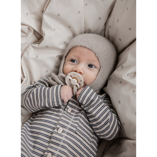Babys Piura Merino Wool Cashmere Bonnet, Camel - HutteliHut | Maisonette