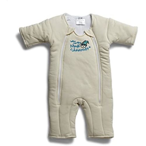 Baby Merlin's Magic Sleepsuit - Swaddle Transition Product - Cotton - Cream - 3-6 Months - 3-6 Months (Pack of 1)