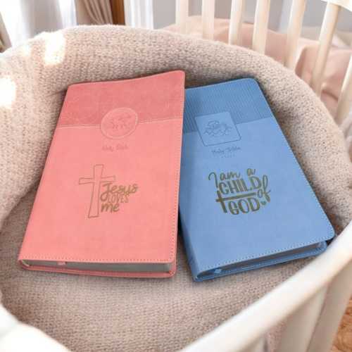 Personalized NIV Baby Bible | First Bible | Personalized Baptism Gift | Custom Baby Shower Gift | Keepsake for Newborn | Children&#39;s Bible