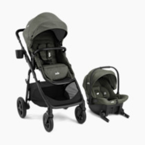 Joie Ginger and Mint Latch Travel System - Evergreen (Hard Bundle)
