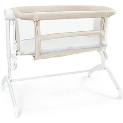 Baby Delight Beside Me Wink Bassinet | Bedside Sleeper | 7-Position Height Adjustment | Organic Oat