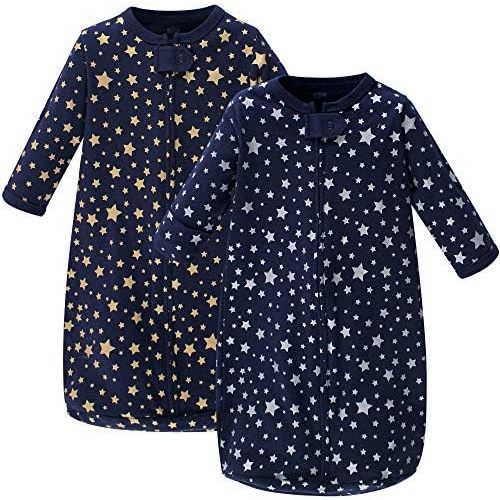 Hudson Baby BabyCotton Long-Sleeve Wearable Sleeping Bag