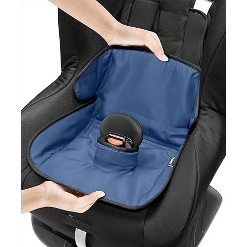 Lynmark Car Seat Protector for Potty Training | Travel Potty Cover from Spillages, Nappy Leaks & Toilet Training| Piddle Pad fits All carseat & Buggy, Age: 6m-4 Years Old |Keeps seat Clean & Dry!Navy