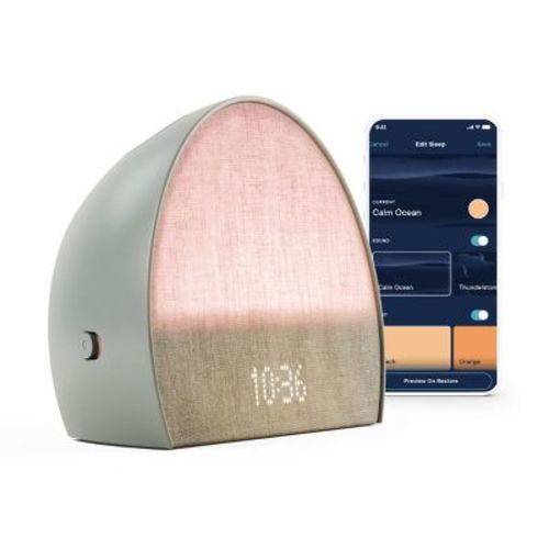 Hatch Restore 2 Bedside Sleep Guide Sunrise Alarm Clock Sound Machine - Putty