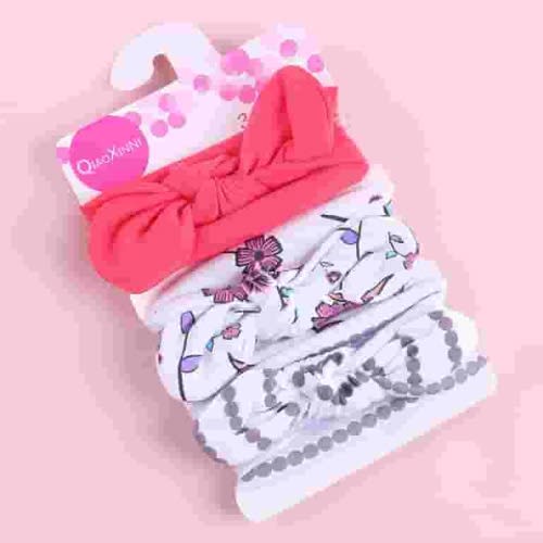 GERsome Bows Headbands For Baby Girls 3Pcs,Newborn Infant Toddler Hairbands and Child Hair Accessories