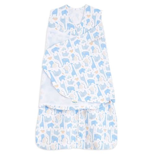Halo Innovations Sleepsack 100% Cotton Swaddle Wrap - Penguins - Nb