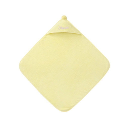 Super Soft Pom Pom Baby Hooded Towel | Pottery Barn Kids