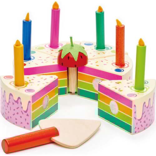 Rainbow Birthday Cake - Tender Leaf Toys | Maisonette