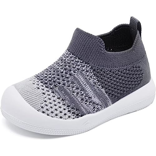 Eashi Baby Boy Girl Non-Skid Indoor Infant Walking Shoes Breathable Warm Elastic Sock Shoes with Memory Sole Protect Toes Outdoor Sneakers