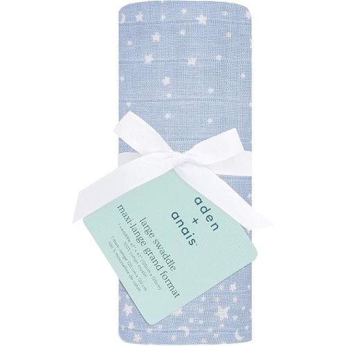 aden + anais Swaddle Blanket, Single, Rising Star
