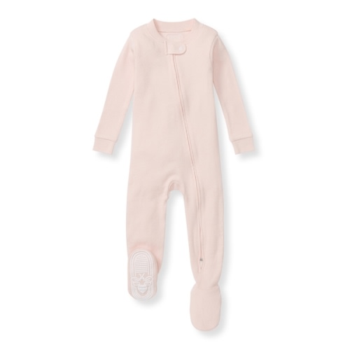 Solid Rib Organic Cotton Sleeper Ranunculus