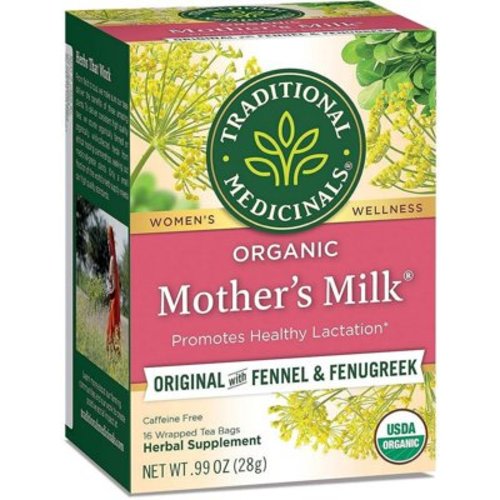 Traditional Medicinals Organic Mother’S Milk Herbal Tea, Promotes Healthy Lactation, (Pack Of 1) - 16 Tea Bags