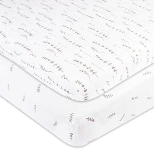 Ely's & Co. Baby Fitted Pack n Play - Mini Crib Sheet 100% Combed Jersey Cotton 2 Packs Gender Neutral