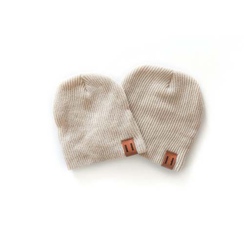 Daddy & Me Dude Beanie in Oatmeal *Sold Separately*