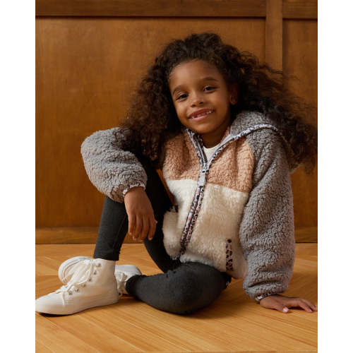 Morning Fog Sherpa Jacket | Little Sleepies