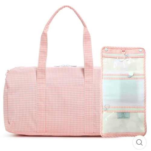 TRVL Weekender + Mini Rollup Bundle - Taffy Gingham
