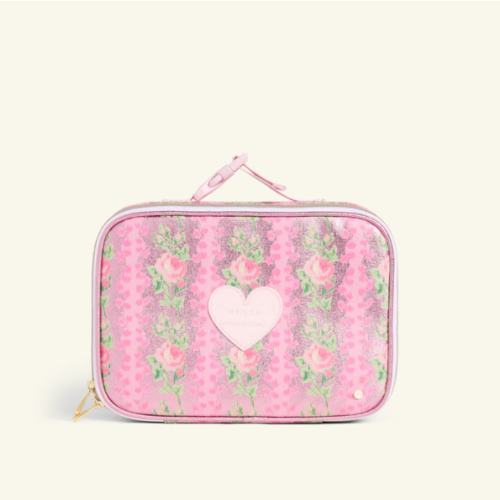 STATE Bags | STATE x LoveShack Fancy Rodgers Lunch Box Metallic Blooming Heirloom