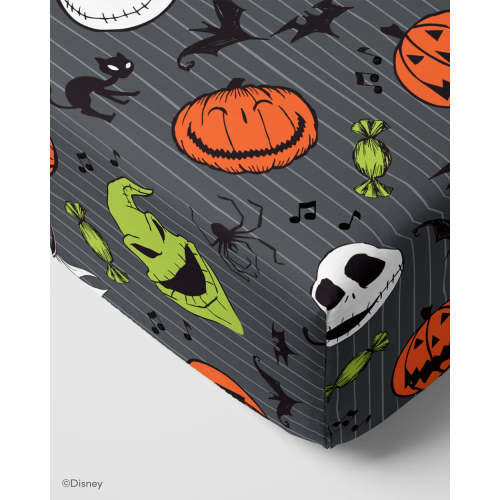 Disney The Nightmare Before Christmas Fitted Crib Sheet | Little Sleepies