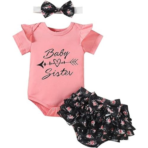 Baby Girl Clothes Stuff Newborn Infant Summer Cute Outfit 0-24 Months