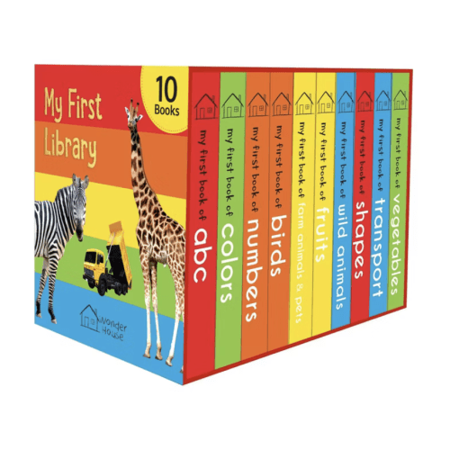 My First Library: Boxset of 10 Board Books for Kids