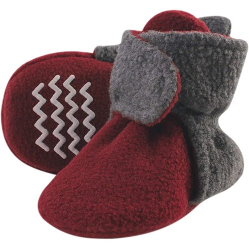 Hudson Baby Unisex-Child Cozy Fleece Booties Winter Accessory Set