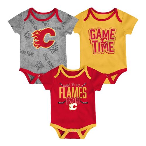 Infant Calgary Flames Game Time Creeper Set