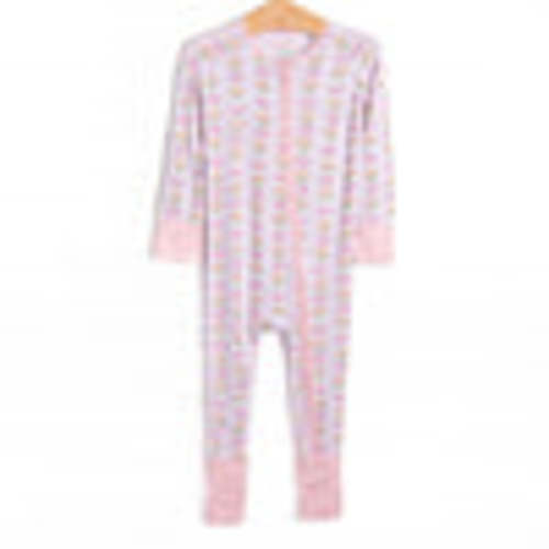 Bedtime Bouquets Bamboo Zippy Pajama, Pink – Stitchy Fish