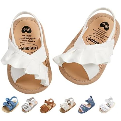 Baby Girls Sandals Summer Shoes Outdoor First Walker Toddler Girls Shoes for Summer