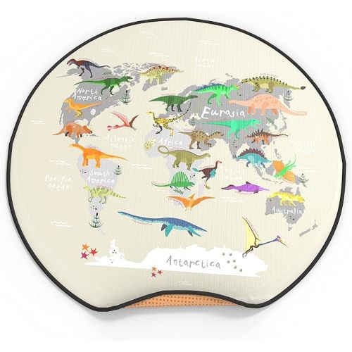 BABYBOET Splat Mat for Baby – Under High Chair Floor Mat Protects Wood, Vinyl and Carpet from Spills – Waterproof 4 Layer Baby Mat with Anti-Skid Backing Deters Bunching and Sliding (51” x 51”)