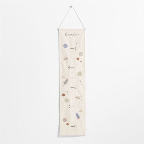 Personalized Space Canvas Personalized Kids Growth Chart