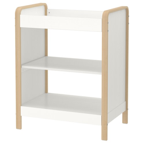 ÄLSKVÄRD Changing table - birch/white