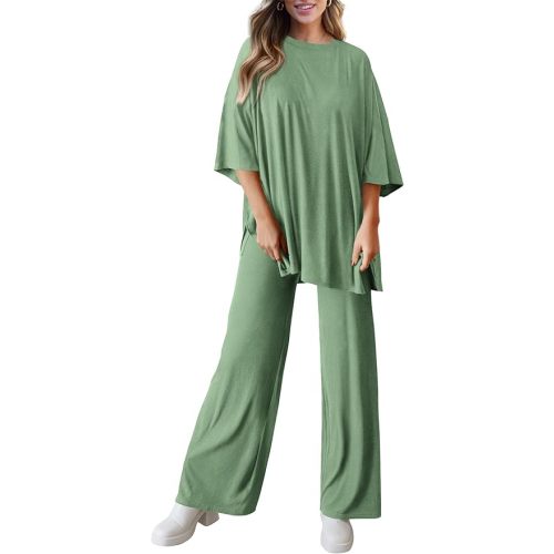 PRETTYGARDEN Two Piece Sets For Women Summer Fashion Lounge Matching Set 2025 Travel Vacation Airport Outfits Clothing