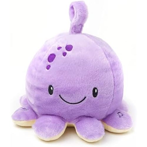 Cuddle Barn - Lullababies - Oswald The Octopus | Animated Musical Stuffed Aquatic Animal Baby Plush Toy with Soothing Lights and Volume Control, 6"