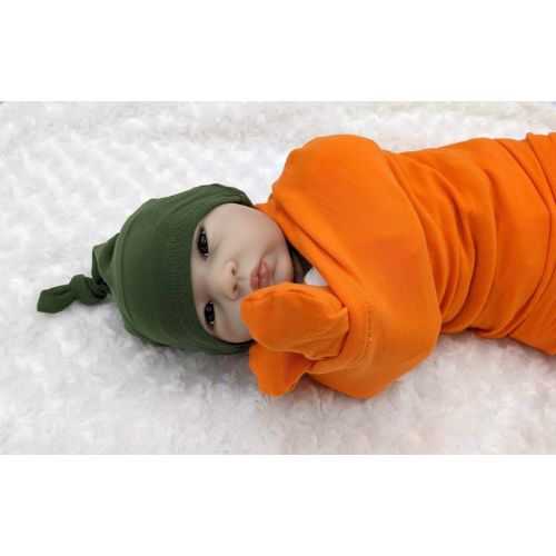 Pumpkin Costume, Pumpkin Swaddle Sack, Pumpkin Cocoon or Hat, Pumpkin Sleep Sack, Pumpkin Sleep Bag, Pumpkin Photo Prop