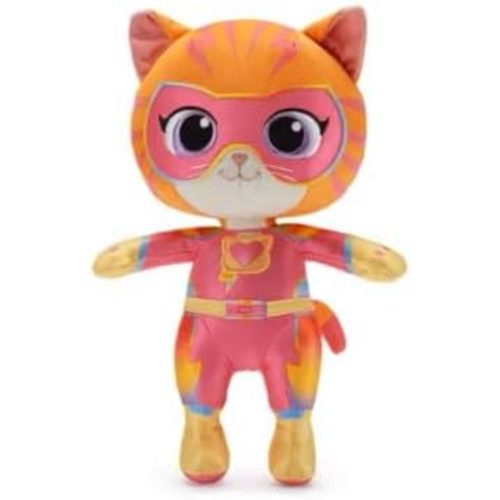 DISNEY STORE Official SuperKitties Ginny Plush - Detailed Disney Stuffed Animals with Embroidered Features and Screen Art Elements, Part of SuperKitties Plush Collection