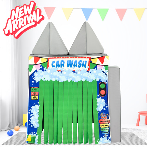 Double Car Wash Play Panel