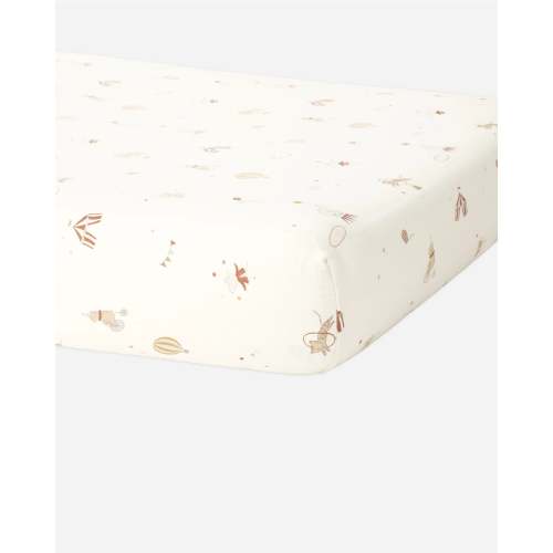 Woven Crib Sheet Carnival