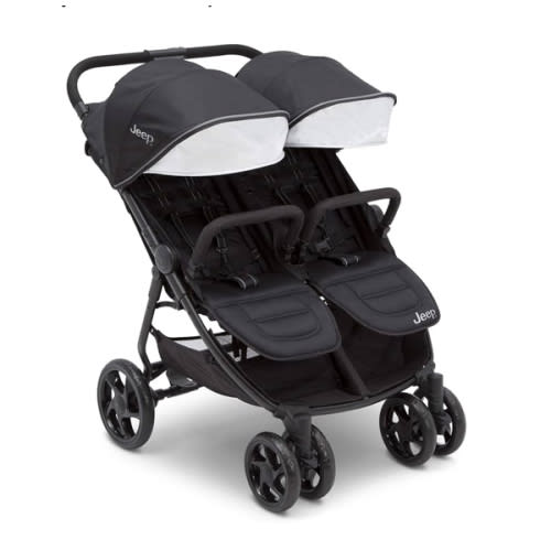 Jeep Destination - Cochecito doble ultraligero lateral x lateral, medianoche