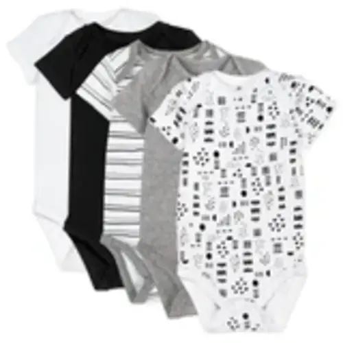 5-Pack Organic Cotton Short Sleeve Bodysuits | Honest Baby Clothing