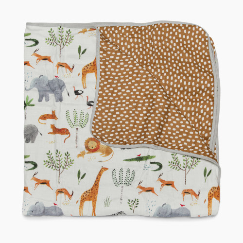 Loulou Lollipop Muslin Quilt - Safari