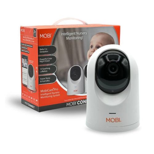 MOBI MobiCam PRO Smart Wi-Fi Pan & Tilt Camera with HD Video, Motion Tracking & 2-Way Audio