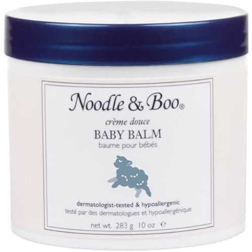 Noodle & Boo Baby Balm for Face and Body, Hypoallergenic and Natural Baby Skin Care with Organic Calendula for Sensitive Skin, Pediatrician and Dermatologist-Tested, 10 Oz